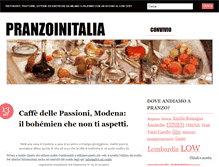 Tablet Screenshot of pranzoinitalia.com